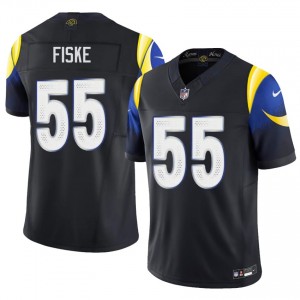 LA Rams Braden Fiske #55 Men Gameday Football Stitch Jersey - Midnight Blue Edition 67334448