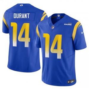 LA Rams Cobie Durant #14 Men Pro-Grade Football Stitch Jersey - Royal Edition 82812053
