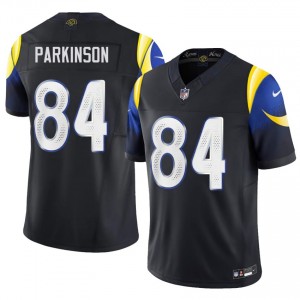Rams Colby Parkinson #84 Men Pro-Grade Football Stitched Jersey - Midnight Blue Edition 89389616