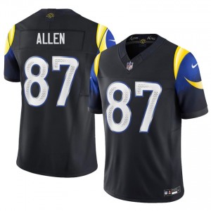LA Rams Davis Allen #87 Men Fresh Football Stitch Jersey - Midnight Blue Edition 45179976