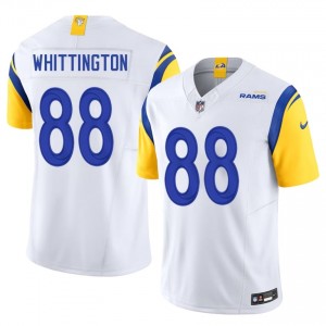 Jordan Whittington Rams #88 Men Classic Football Stitched Jersey - White Edition 12386813