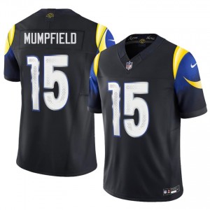 Rams Konata Mumpfield #15 Men Exclusive Football Stitched Jersey - Midnight Blue Edition 99899356