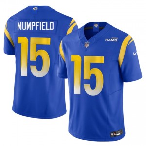 Los Angeles Rams Konata Mumpfield #15 Men Moisture Wicking Football Embroidery Jersey - Royal Edition 42923929