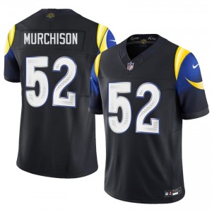 LAR Larrell Murchison #52 Men Officially Licensed Football Sewn Jersey - Midnight Blue Edition 21611863
