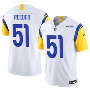 Troy Reeder LA Rams #51 Men Limited Football Stitch Jersey - White Edition 31711153