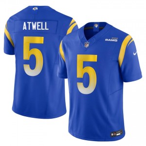 Rams Tutu Atwell #5 Men Gameday Football Stitched Jersey - Royal Edition 59353877