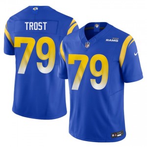 Los Angeles Rams Keagen Trost #79 Men Elite Football Embroidery Jersey - Royal Edition 25851387