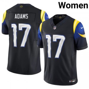 Davante Adams Rams #17 Women Officially Licensed Football Stitched Jersey - Midnight Blue Edition 77690542