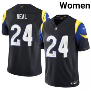 Elias Neal Rams #24 Women Limited Football Stitched Jersey - Midnight Blue Edition 22275229