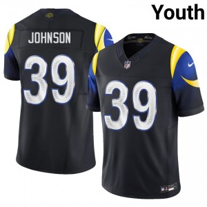 #39 Alex Johnson LAR Youth Genuine Football Sewn Jersey - Midnight Blue Edition 51571982