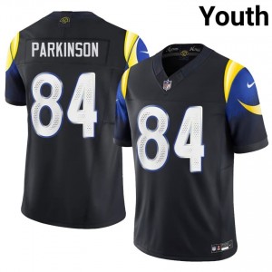 #84 Colby Parkinson LA Rams Youth Elite Thread Football Stitch Jersey - Midnight Blue Edition 40726998