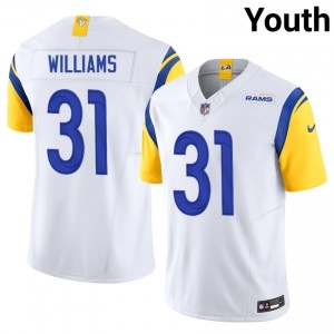 Los Angeles Rams Darious Williams #31 Youth Durable Football Embroidery Jersey - White Edition 28207419