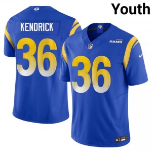 #36 Derion Kendrick Rams Youth Authentic Football Stitched Jersey - Royal Edition 13315858