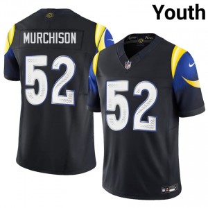 #52 Larrell Murchison Los Angeles Rams Youth Limited Football Embroidery Jersey - Midnight Blue Edition 36294659
