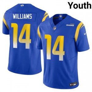 #14 Mario Williams LA Rams Youth Player Football Stitch Jersey - Royal Edition 42475827