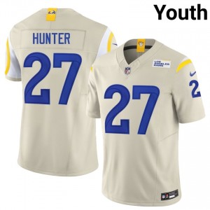 Jarquez Hunter Rams #27 Youth Classic Football Stitched Jersey - Bone Edition 19013811