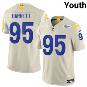 Myles Garrett LAR #95 Youth Player Football Sewn Jersey - Bone Edition 59908316